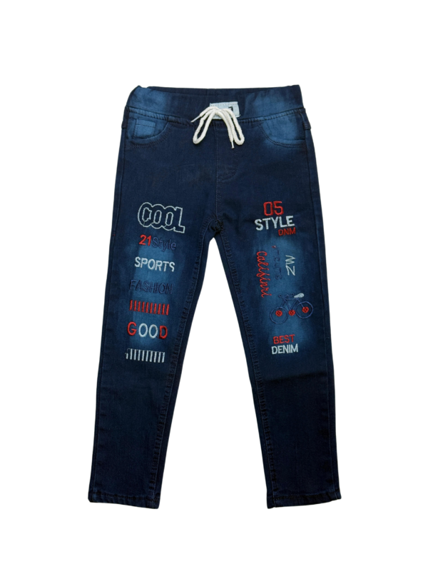 Boy's Blue Denim Pant - YBKJ015